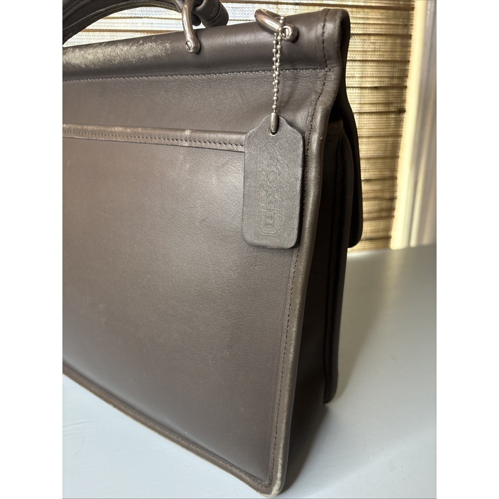 Vintage Coach Willis 9927 gray leather Crossbody Costa Rica soft hang Tag (S7) - Picture 5 of 16